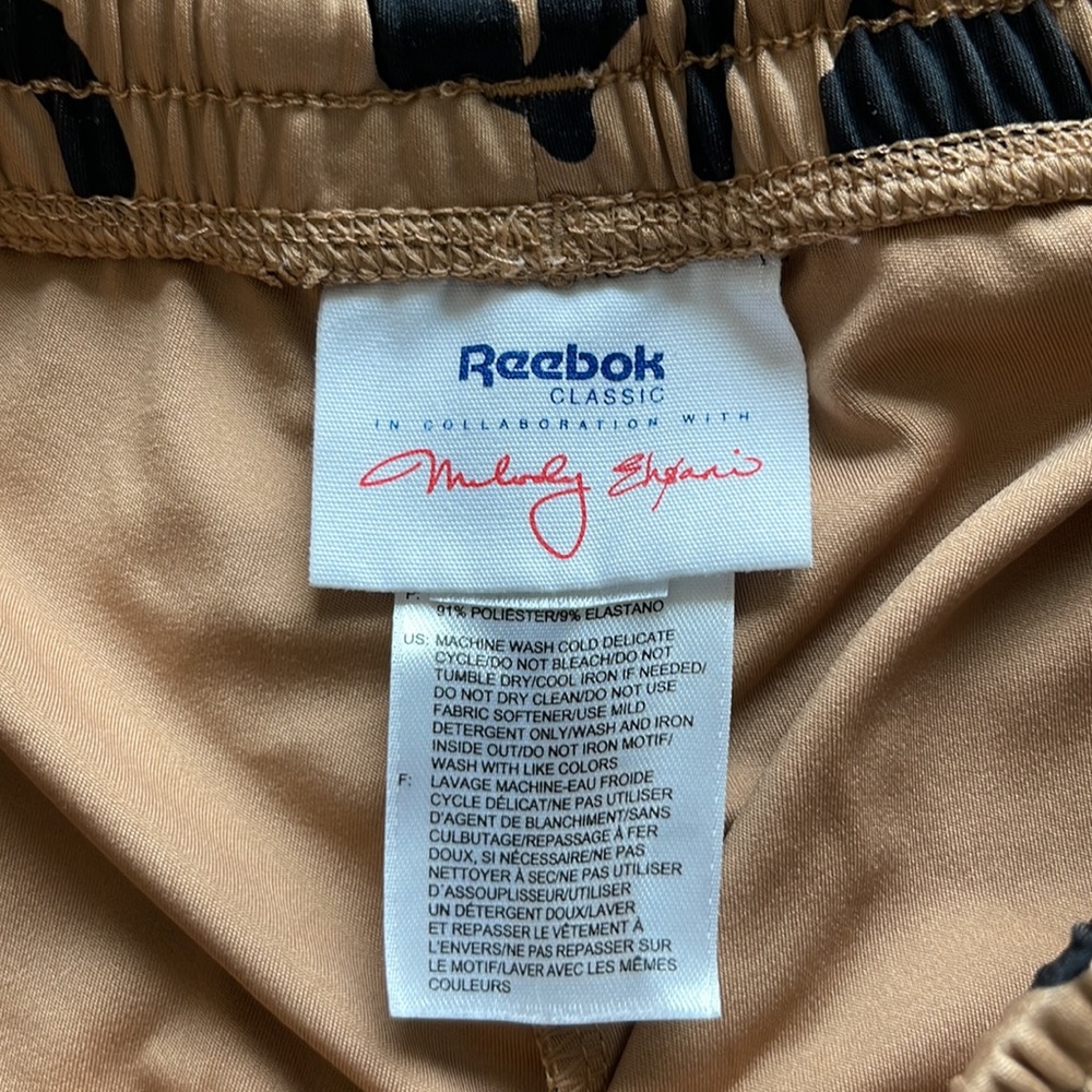Leopard Print Reebok Leggings - S - Picture 2 of 2